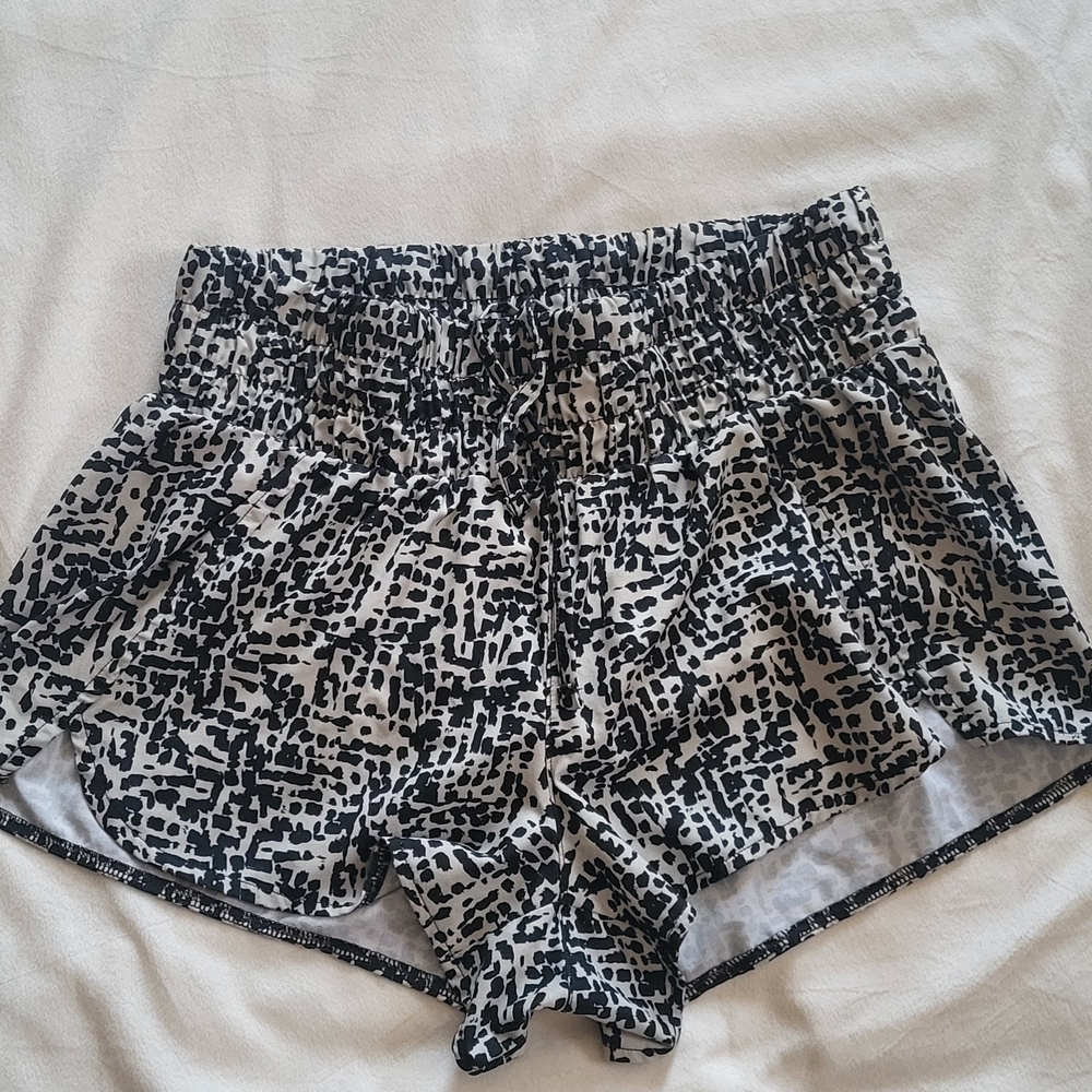 Stylish Black and White Women's Shorts